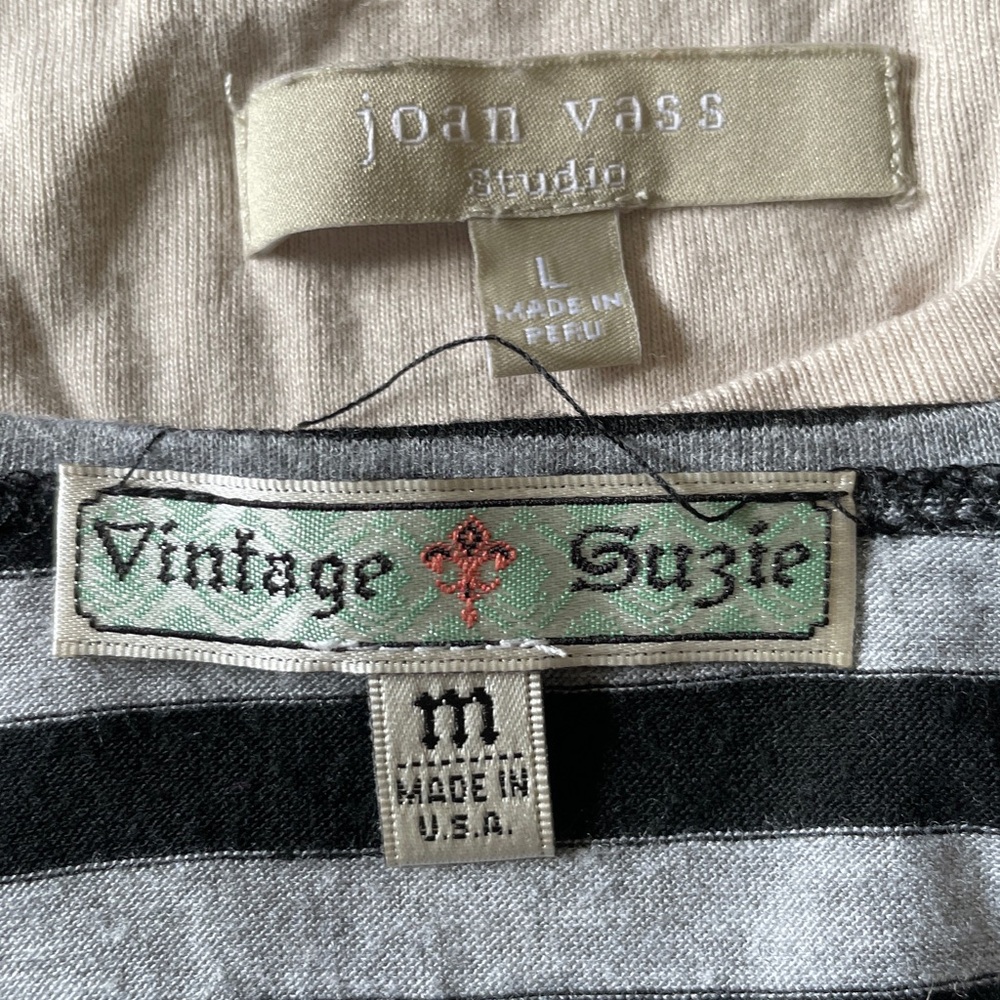 Women’s Y2K T-shirt Bundle Size Medium - 4 Joan Vass Fever Lavish Vintage Suzie - Picture 3 of 5